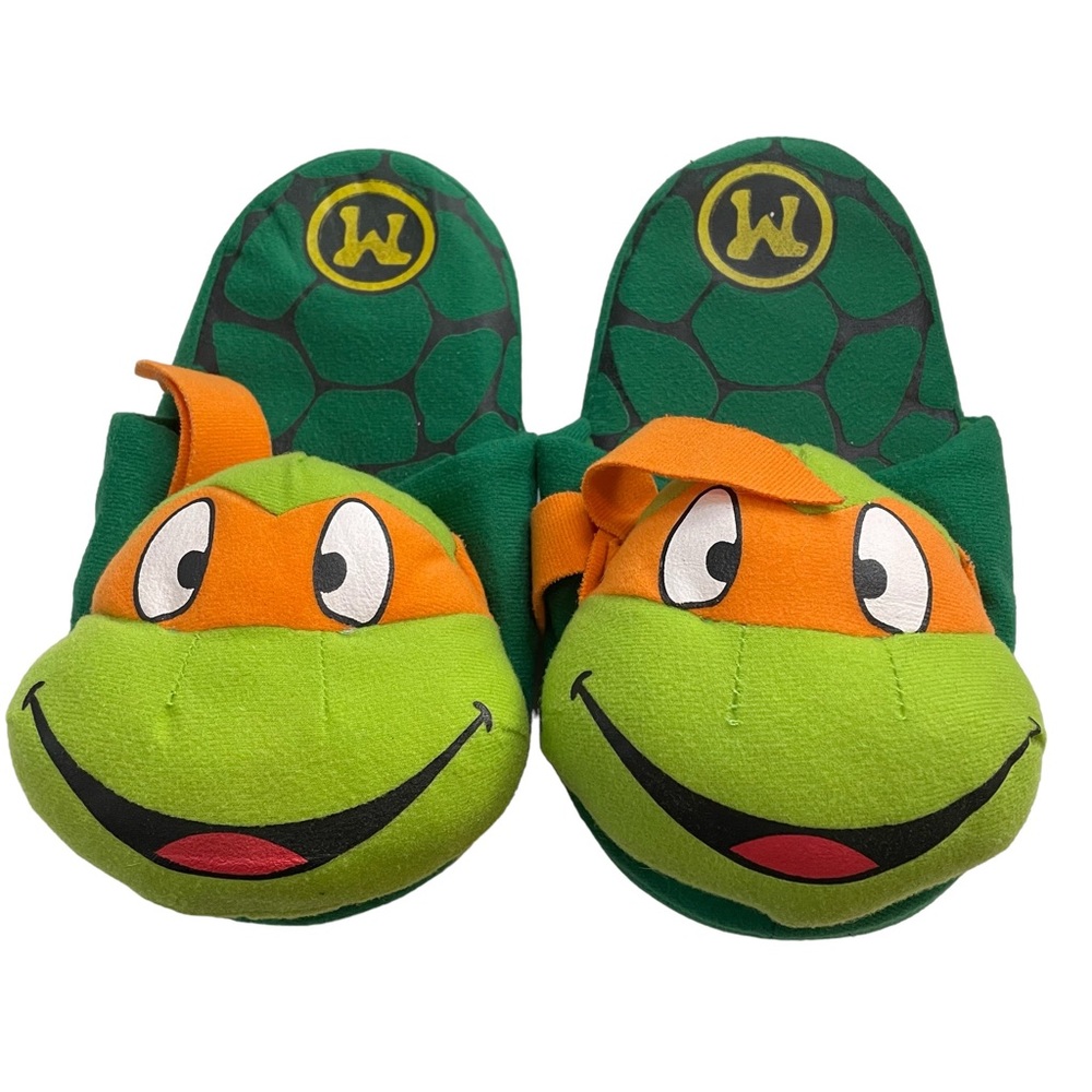 Teenage Mutant Ninja Turtle Slippers Size Medium 7-8